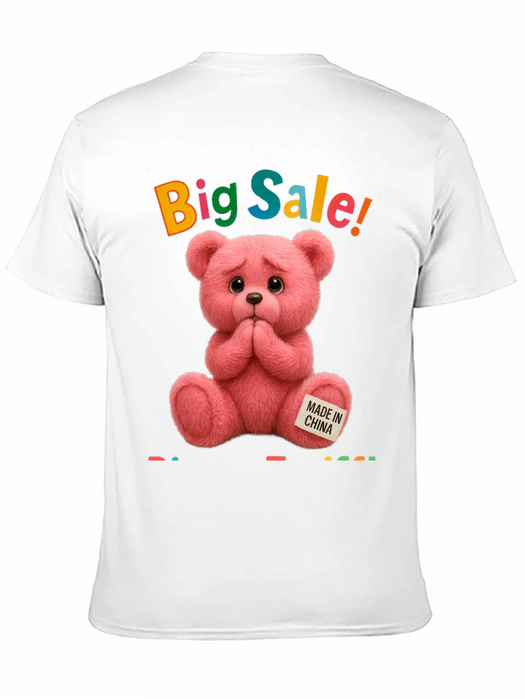 Big Sale Pink Teddy Bear T-Shirt