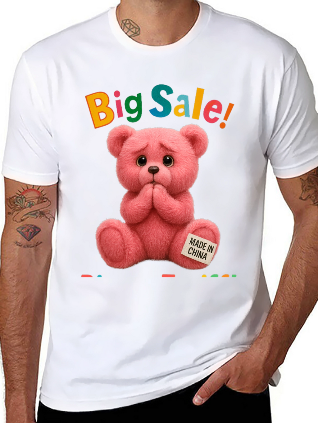 Big Sale Pink Teddy Bear T-Shirt