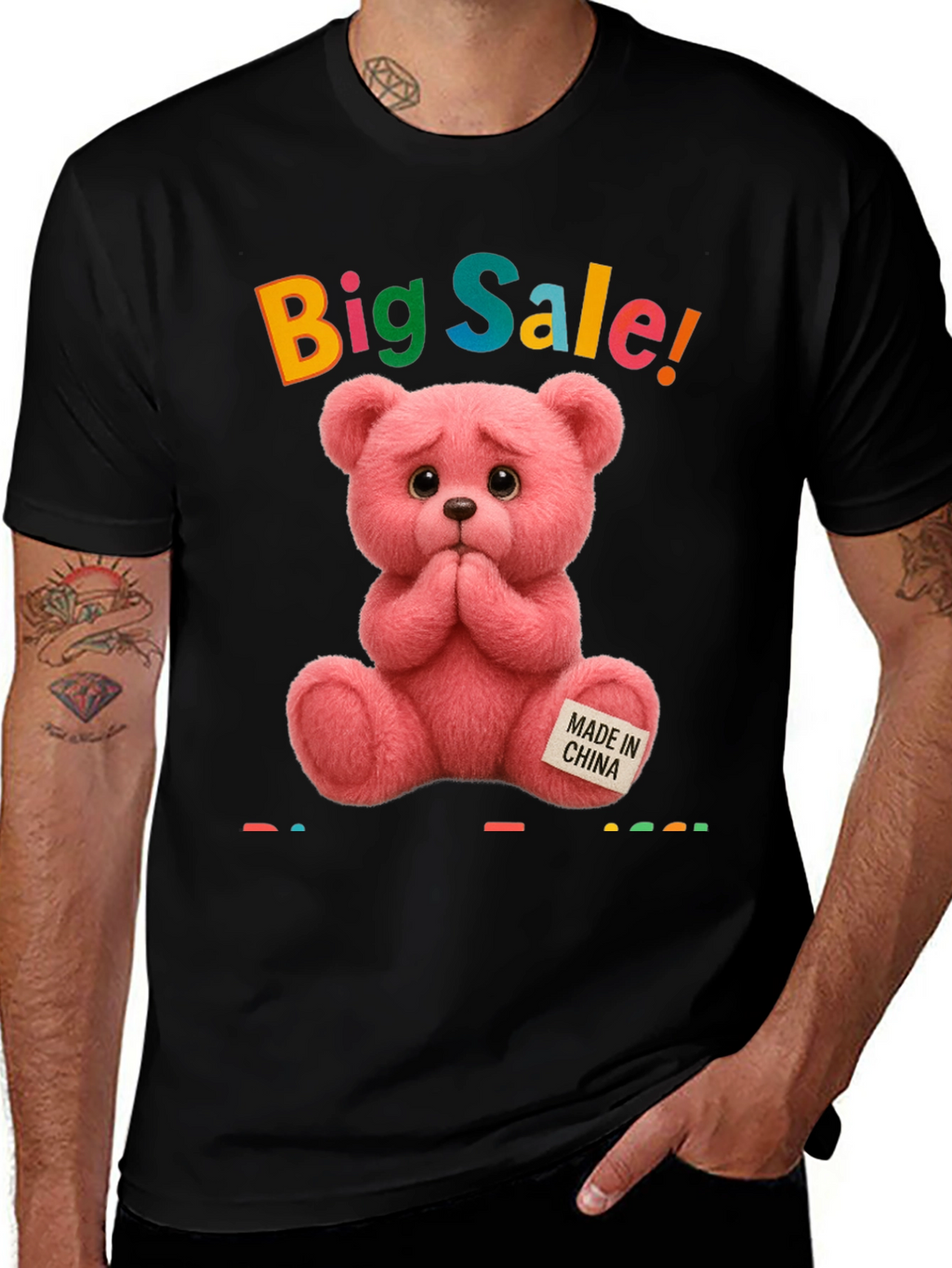 Big Sale Pink Teddy Bear T-Shirt