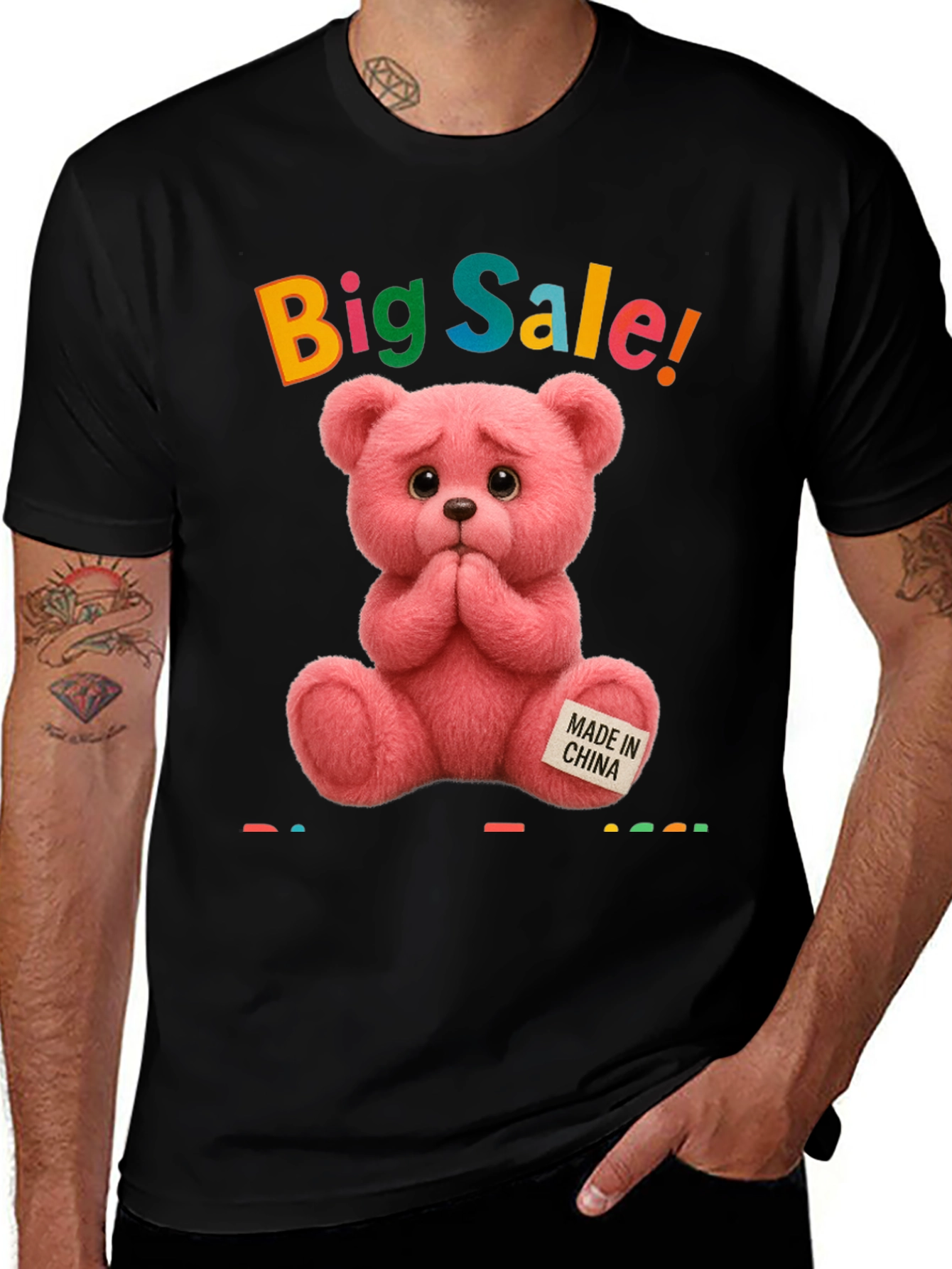Big Sale Pink Teddy Bear T-Shirt