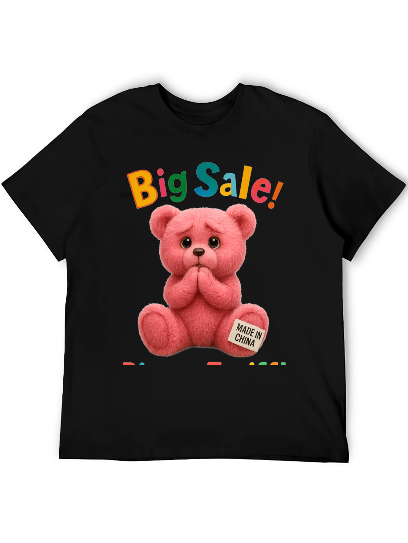 Big Sale Pink Teddy Bear T-Shirt