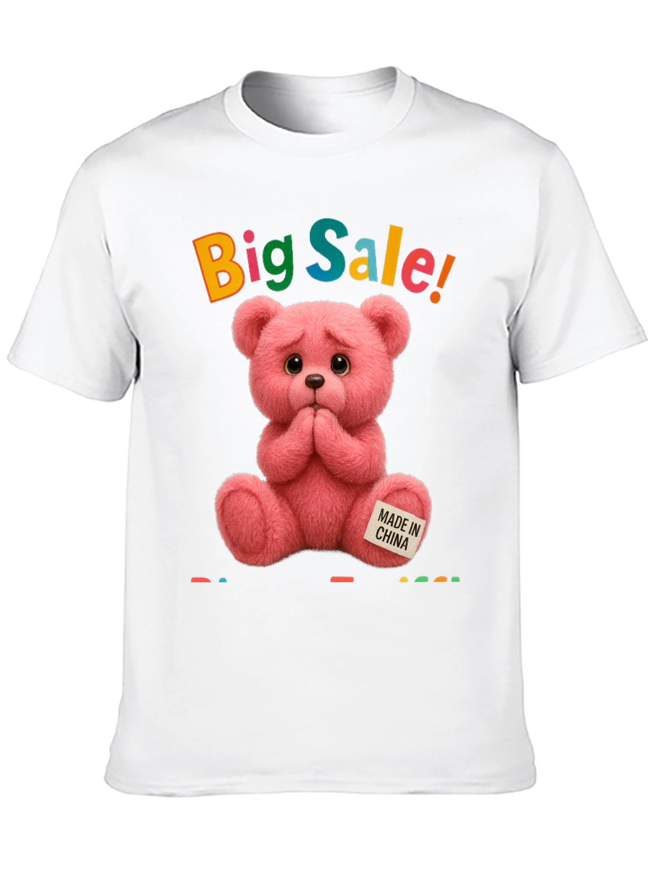 Big Sale Pink Teddy Bear T-Shirt