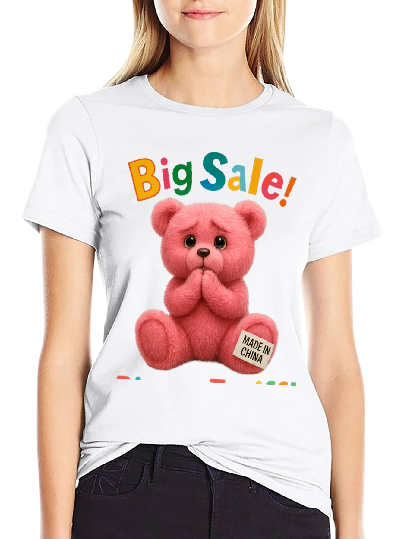 Big Sale Pink Teddy Bear T-Shirt