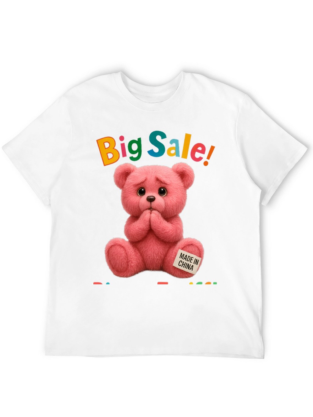 Big Sale Pink Teddy Bear T-Shirt