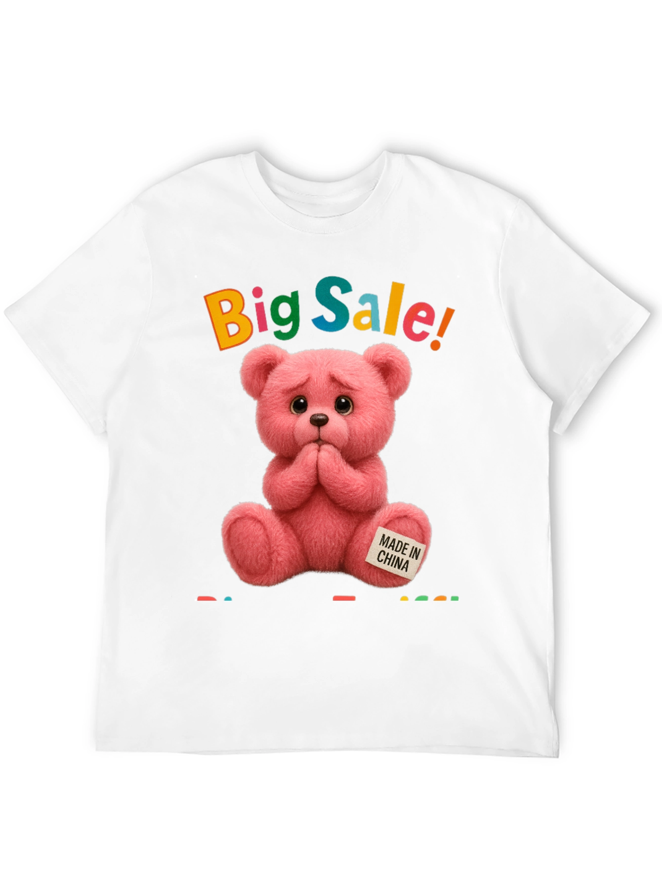 Big Sale Pink Teddy Bear T-Shirt