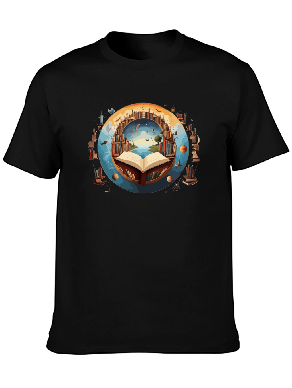 Book Lover T-Shirt - Literary Worlds
