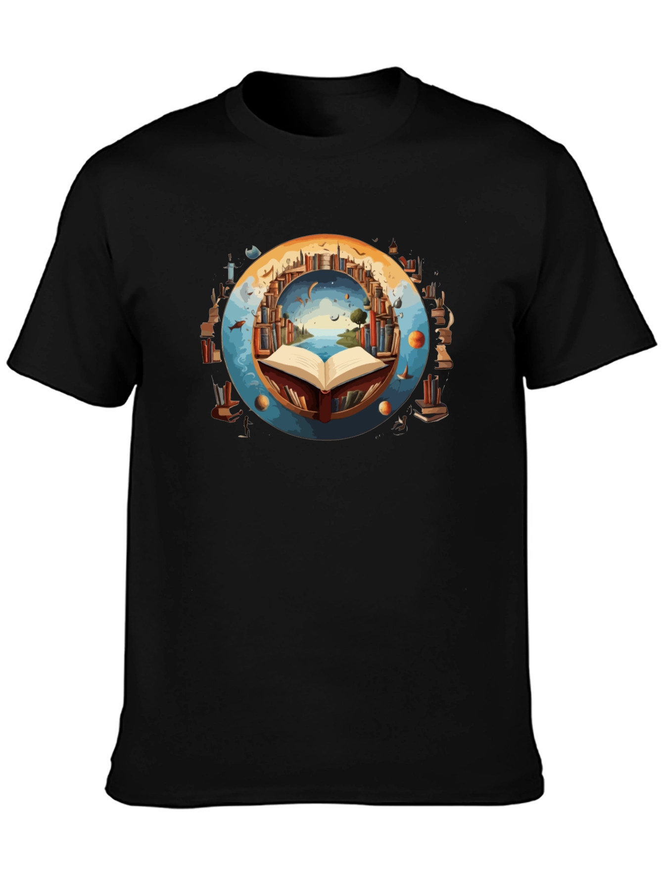 Book Lover T-Shirt - Literary Worlds
