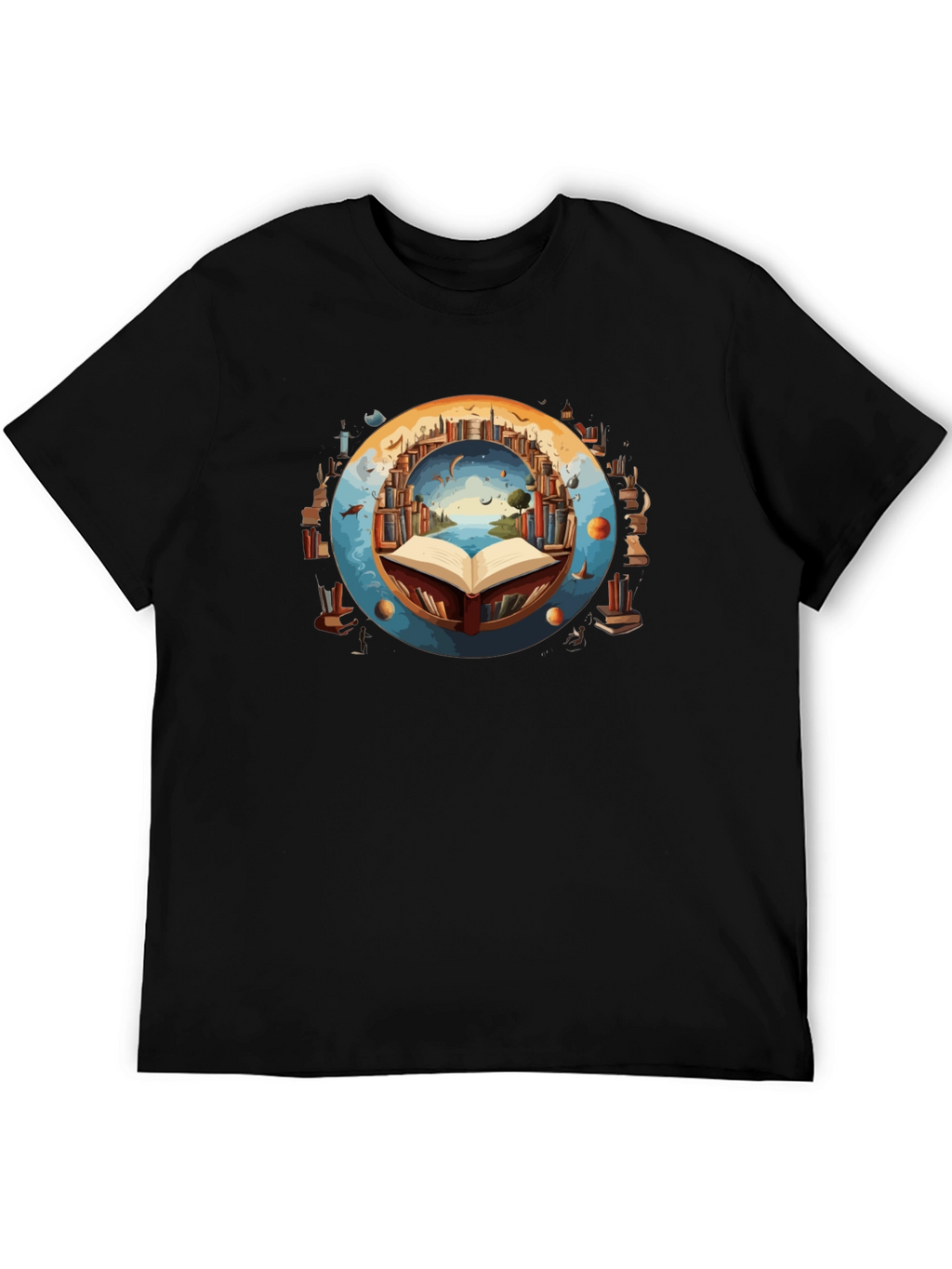 Book Lover T-Shirt - Literary Worlds