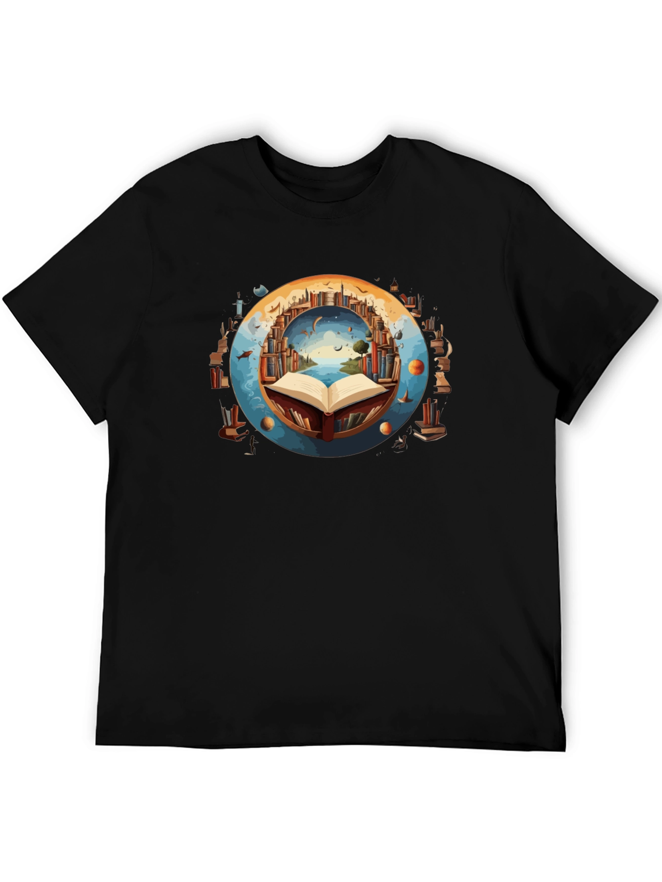 Book Lover T-Shirt - Literary Worlds