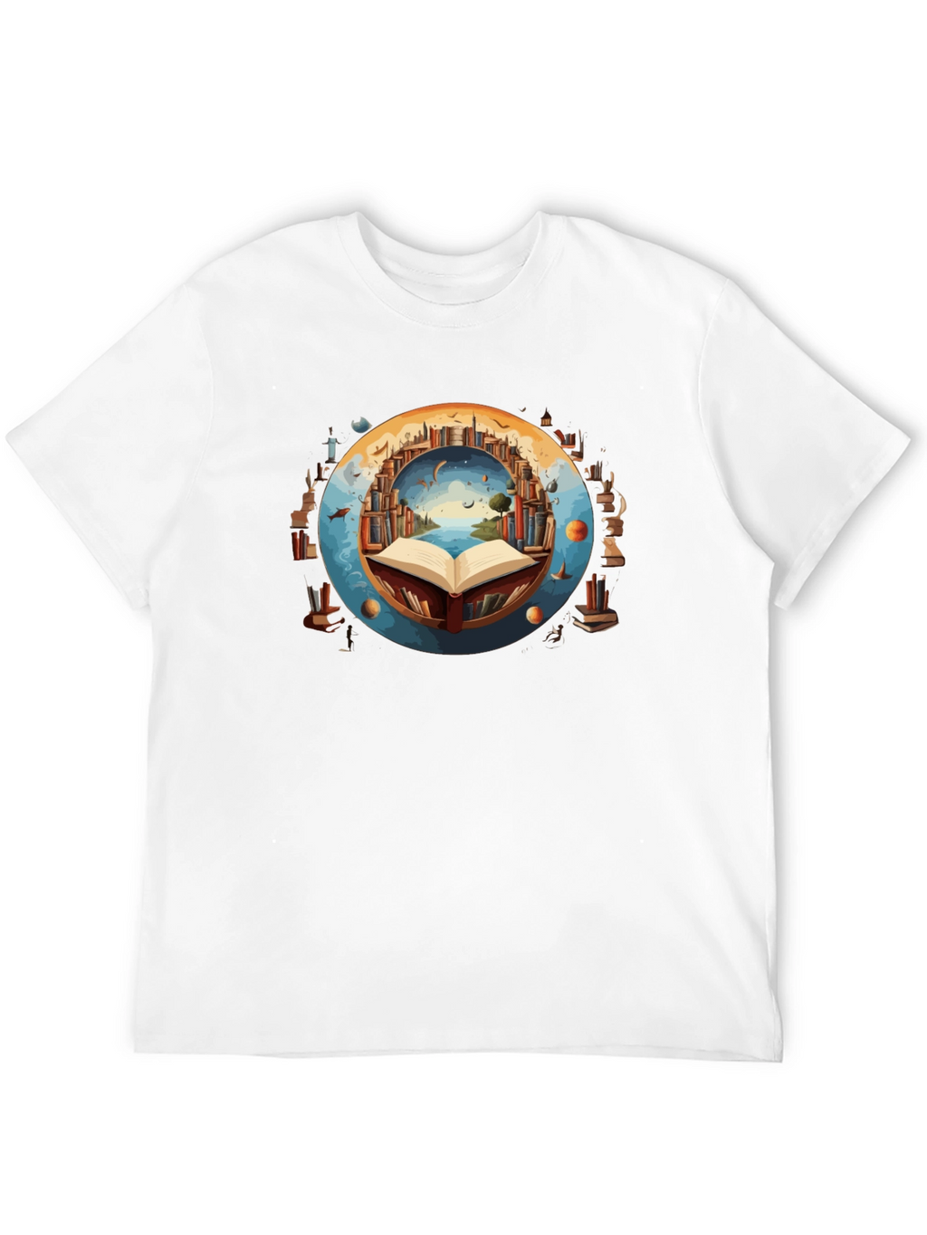 Book Lover T-Shirt - Literary Worlds