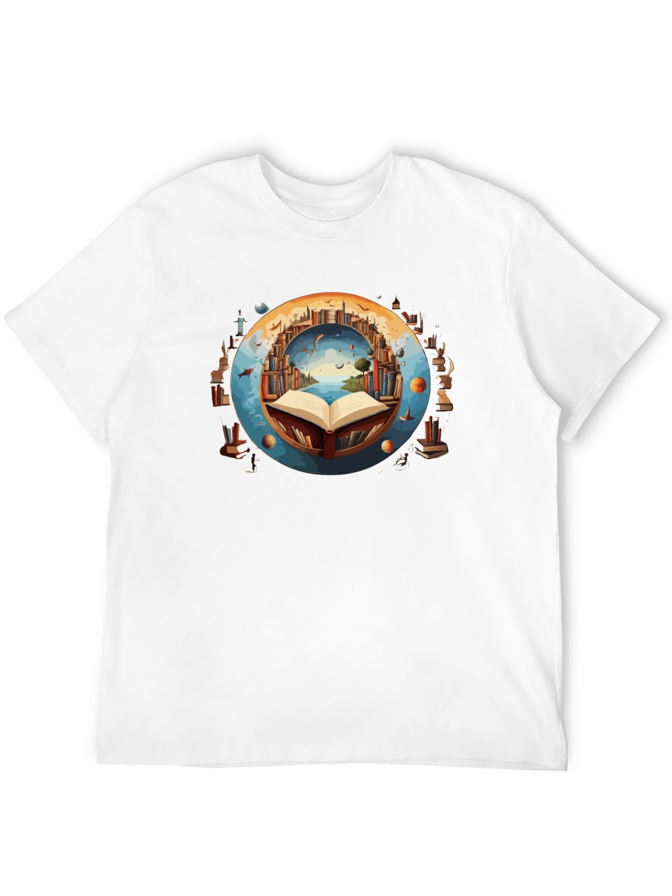 Book Lover T-Shirt - Literary Worlds