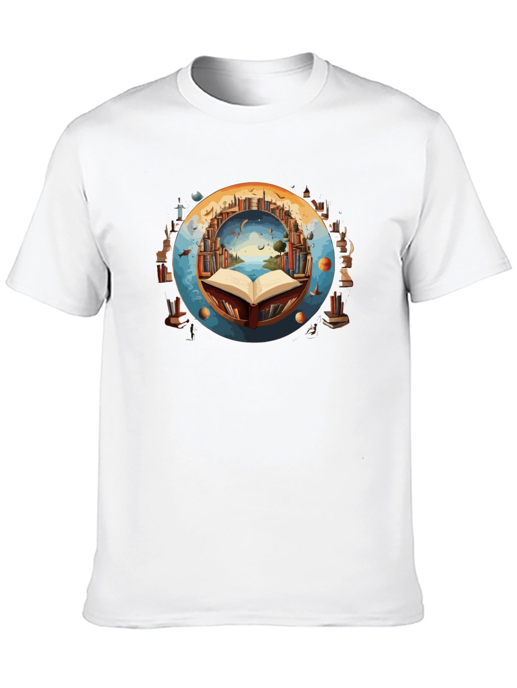Book Lover T-Shirt - Literary Worlds