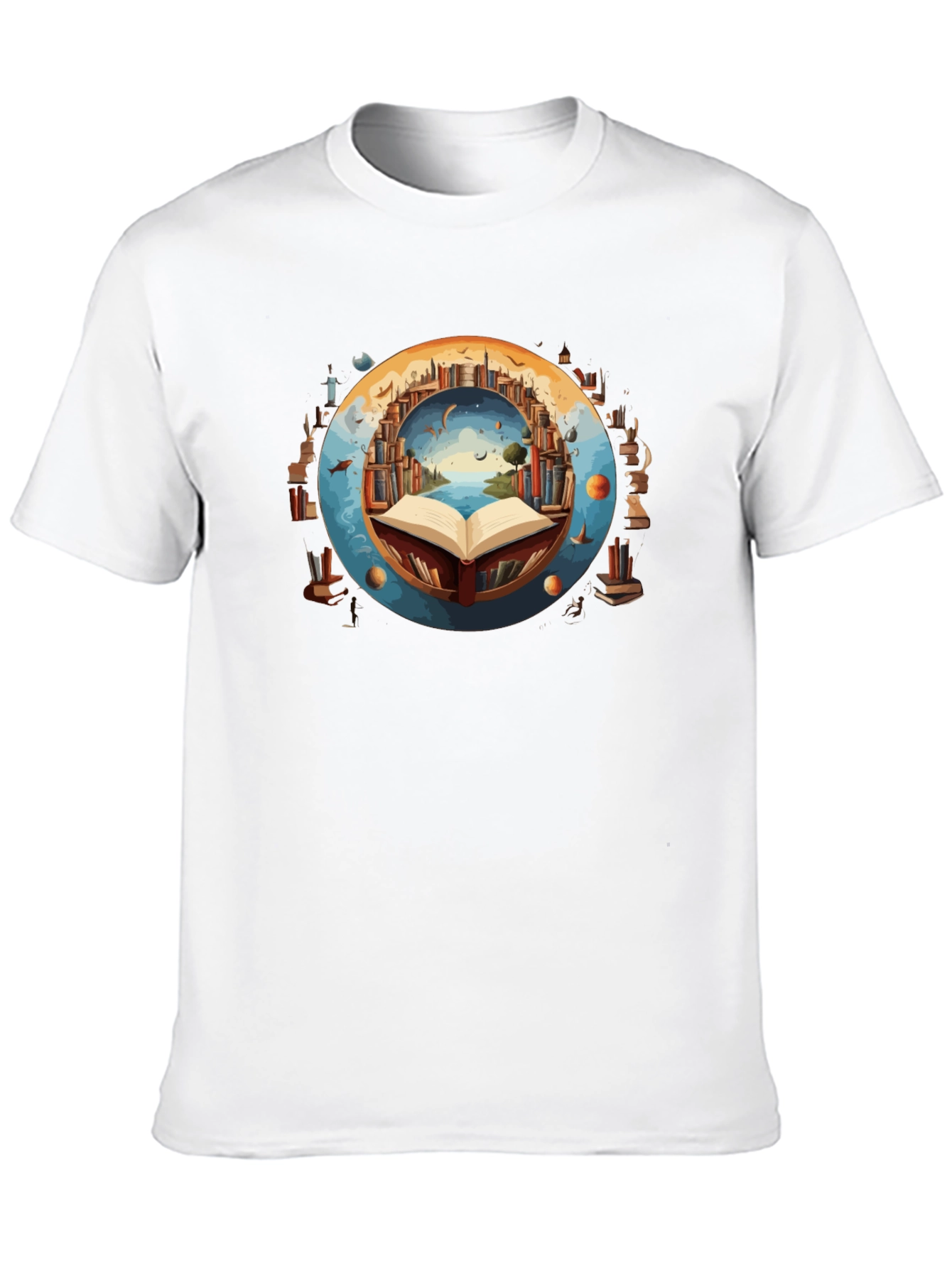 Book Lover T-Shirt - Literary Worlds