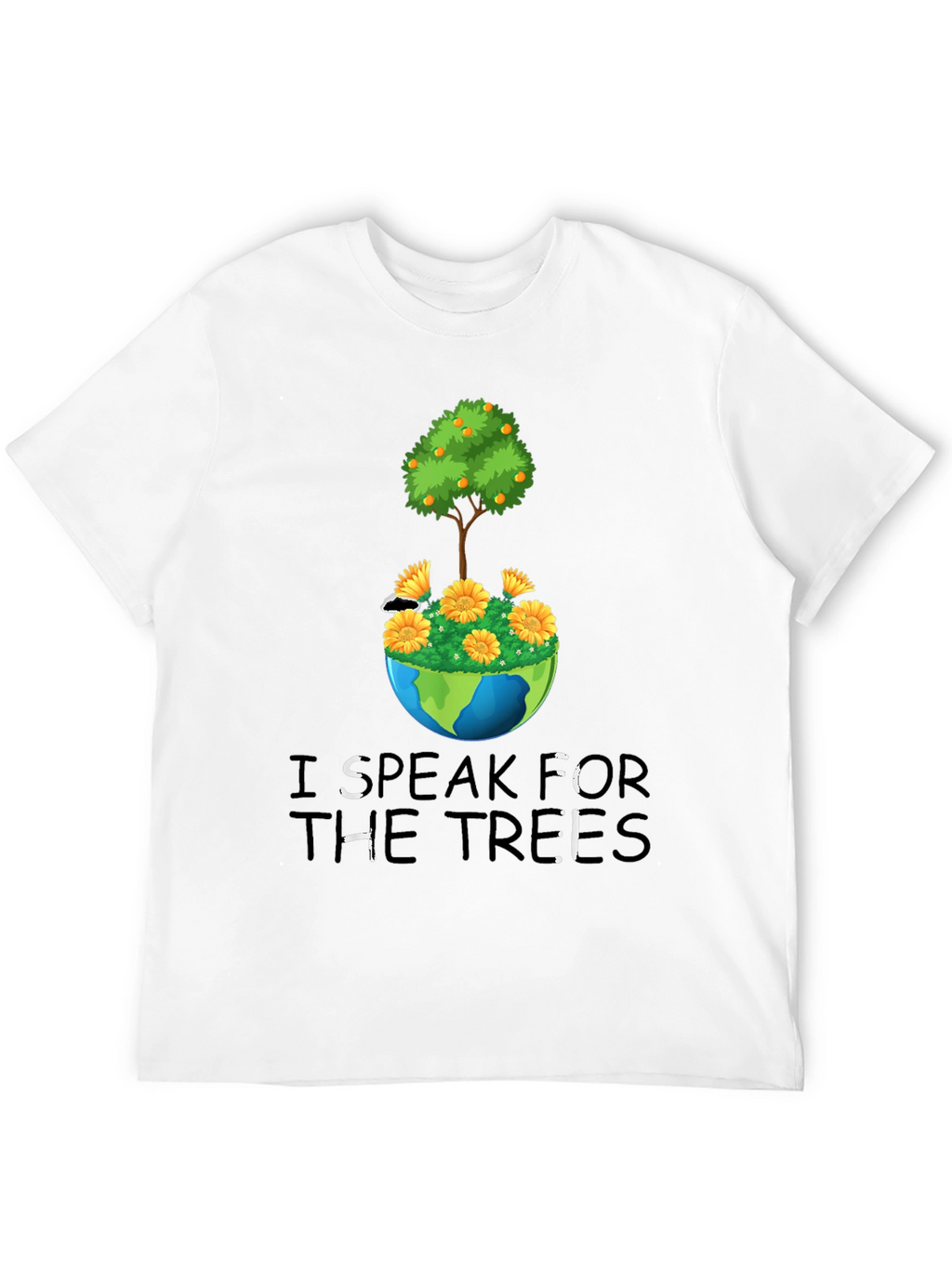 Eco-Friendly Speak For The Trees Graphic Tee