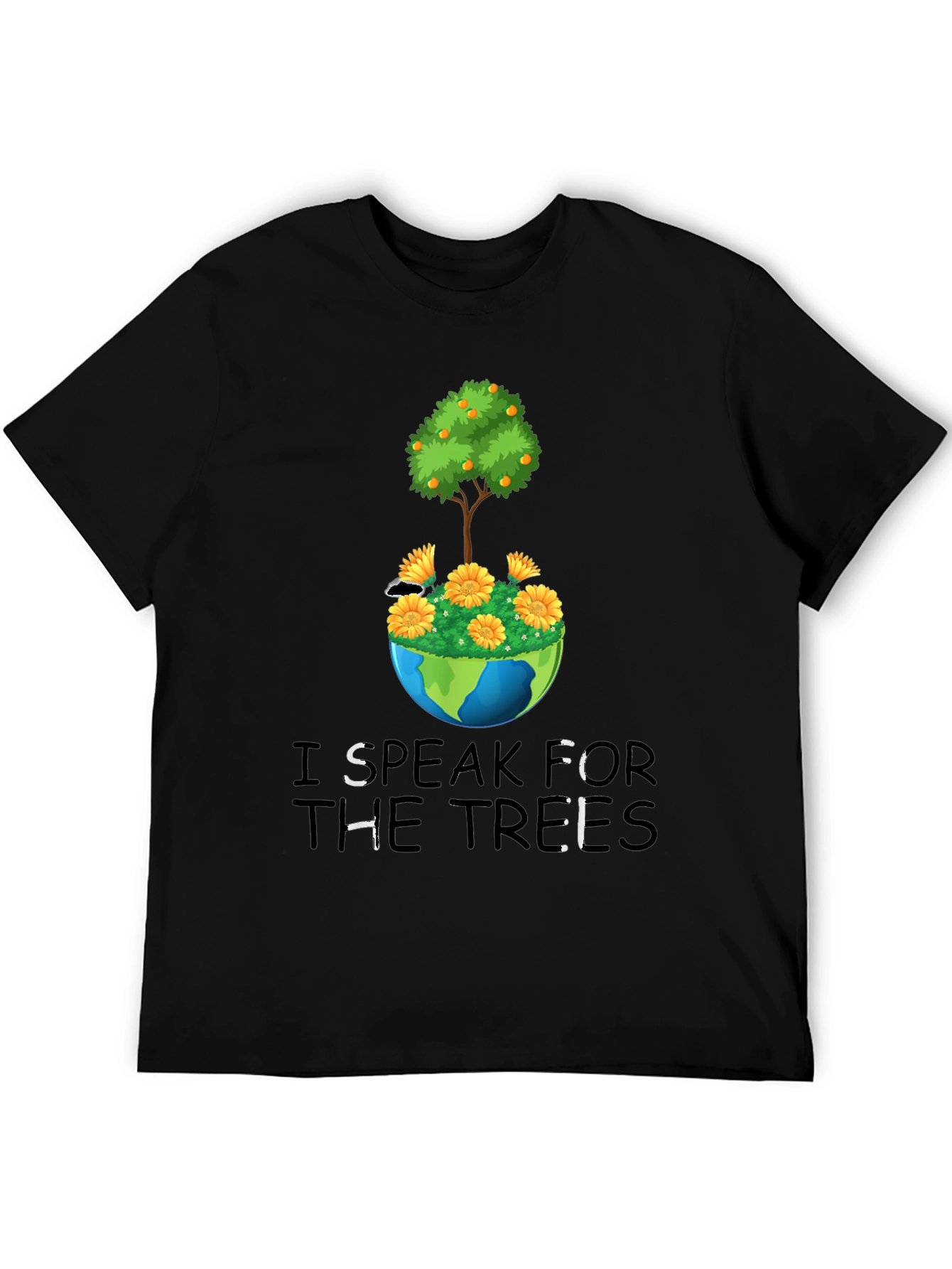 Eco-Friendly Speak For The Trees Graphic Tee