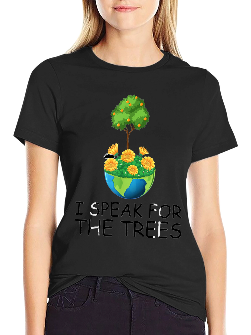 Eco-Friendly Speak For The Trees Graphic Tee