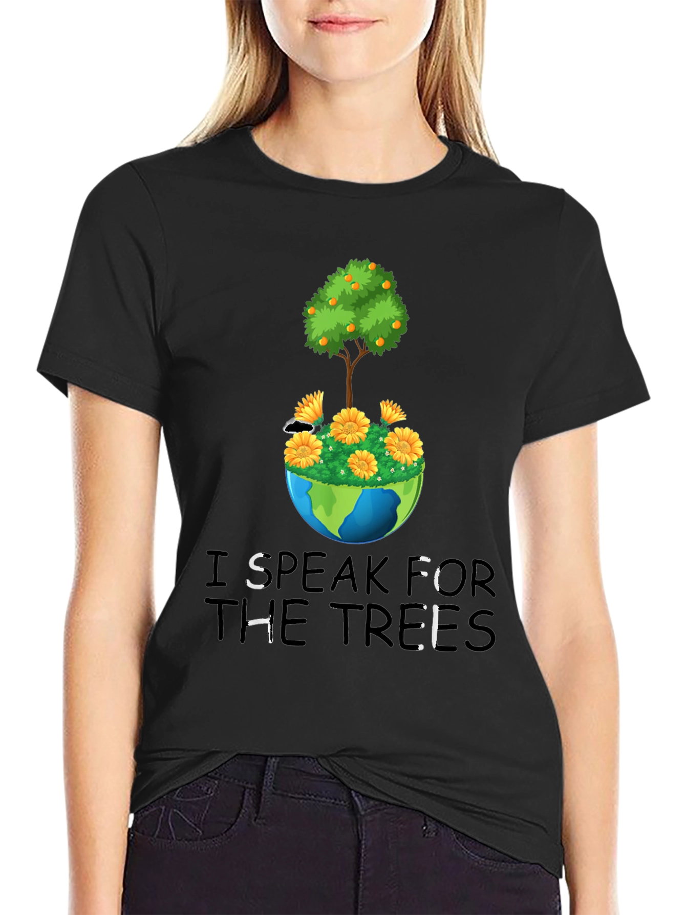 Eco-Friendly Speak For The Trees Graphic Tee