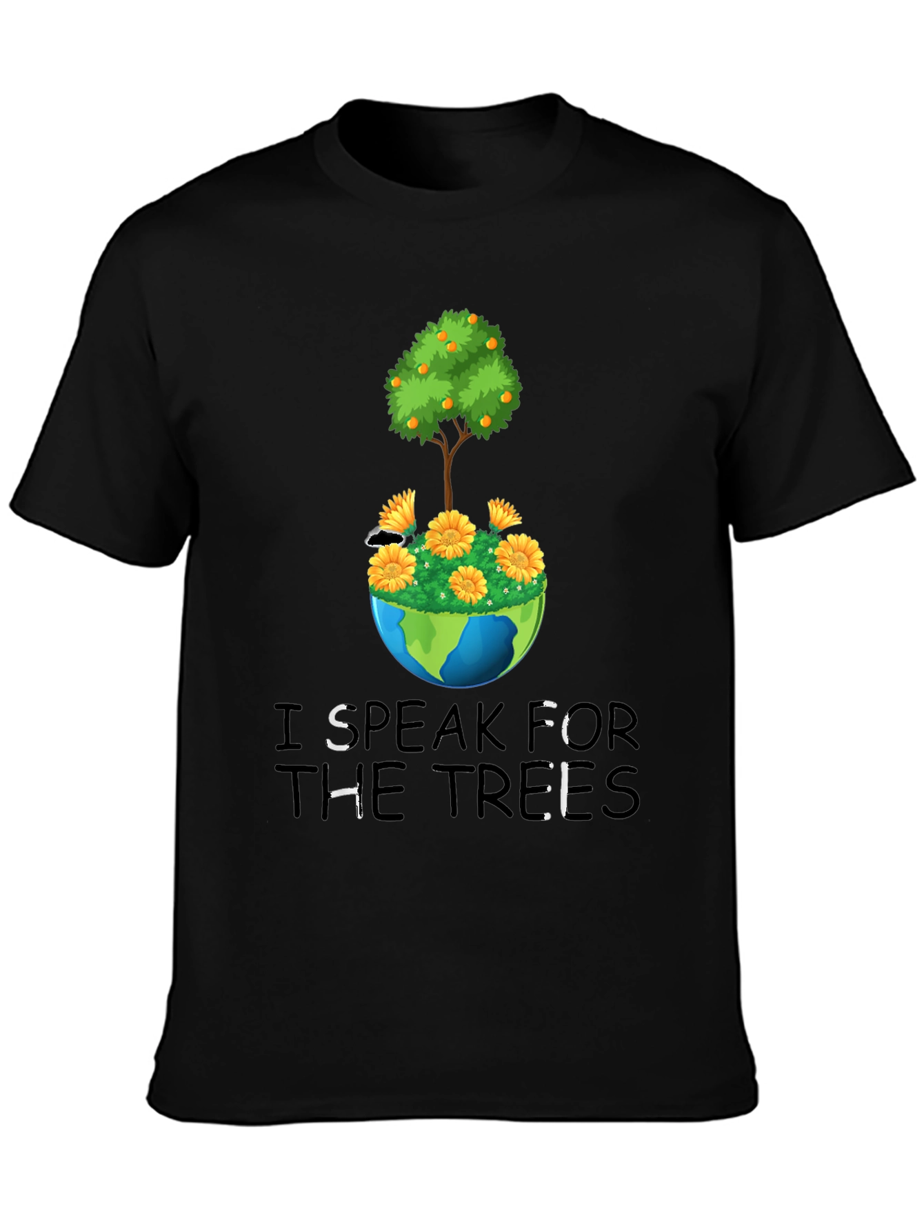 Eco-Friendly Speak For The Trees Graphic Tee
