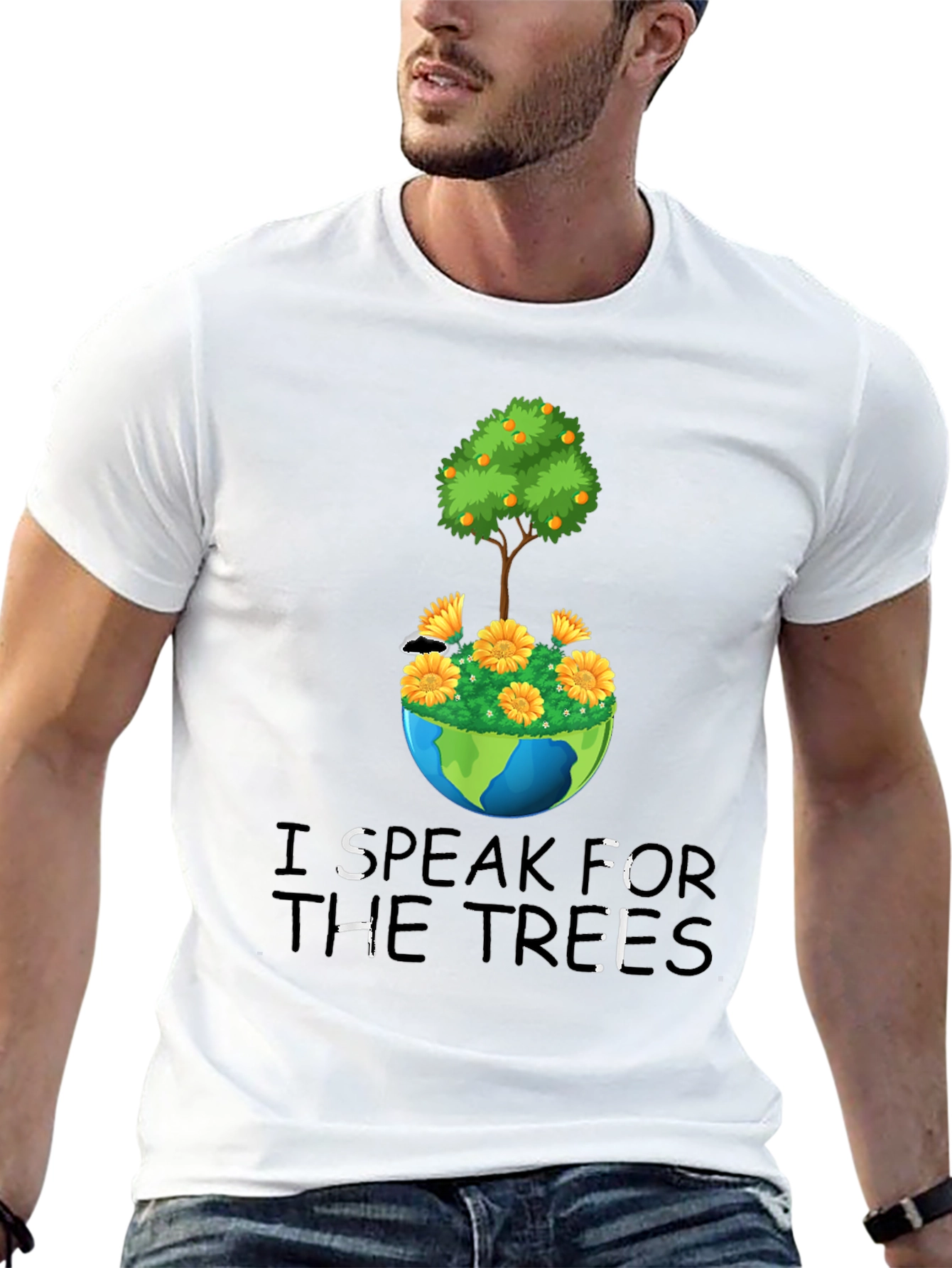Eco-Friendly Speak For The Trees Graphic Tee