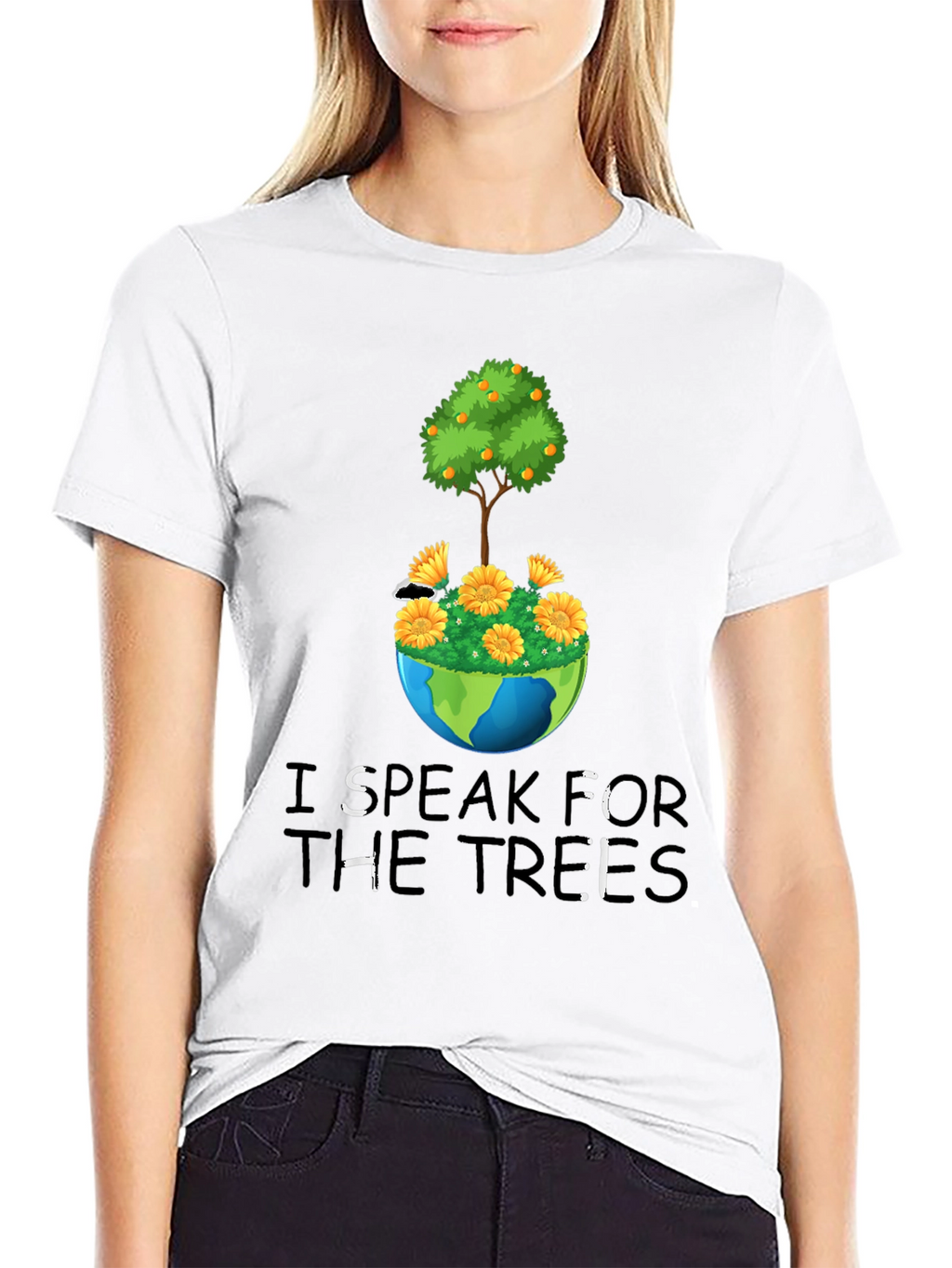 Eco-Friendly Speak For The Trees Graphic Tee
