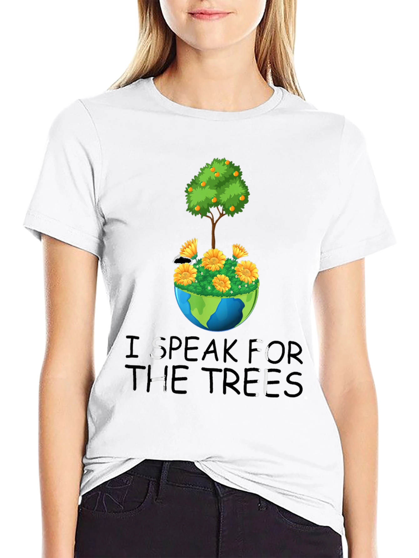 Eco-Friendly Speak For The Trees Graphic Tee