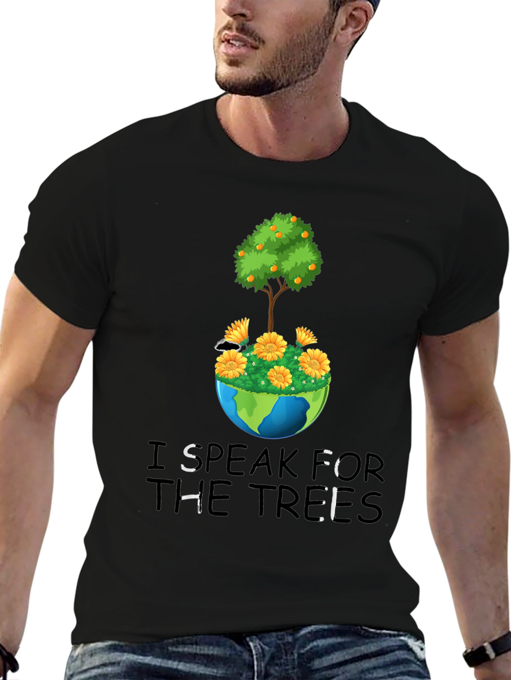 Eco-Friendly Speak For The Trees Graphic Tee