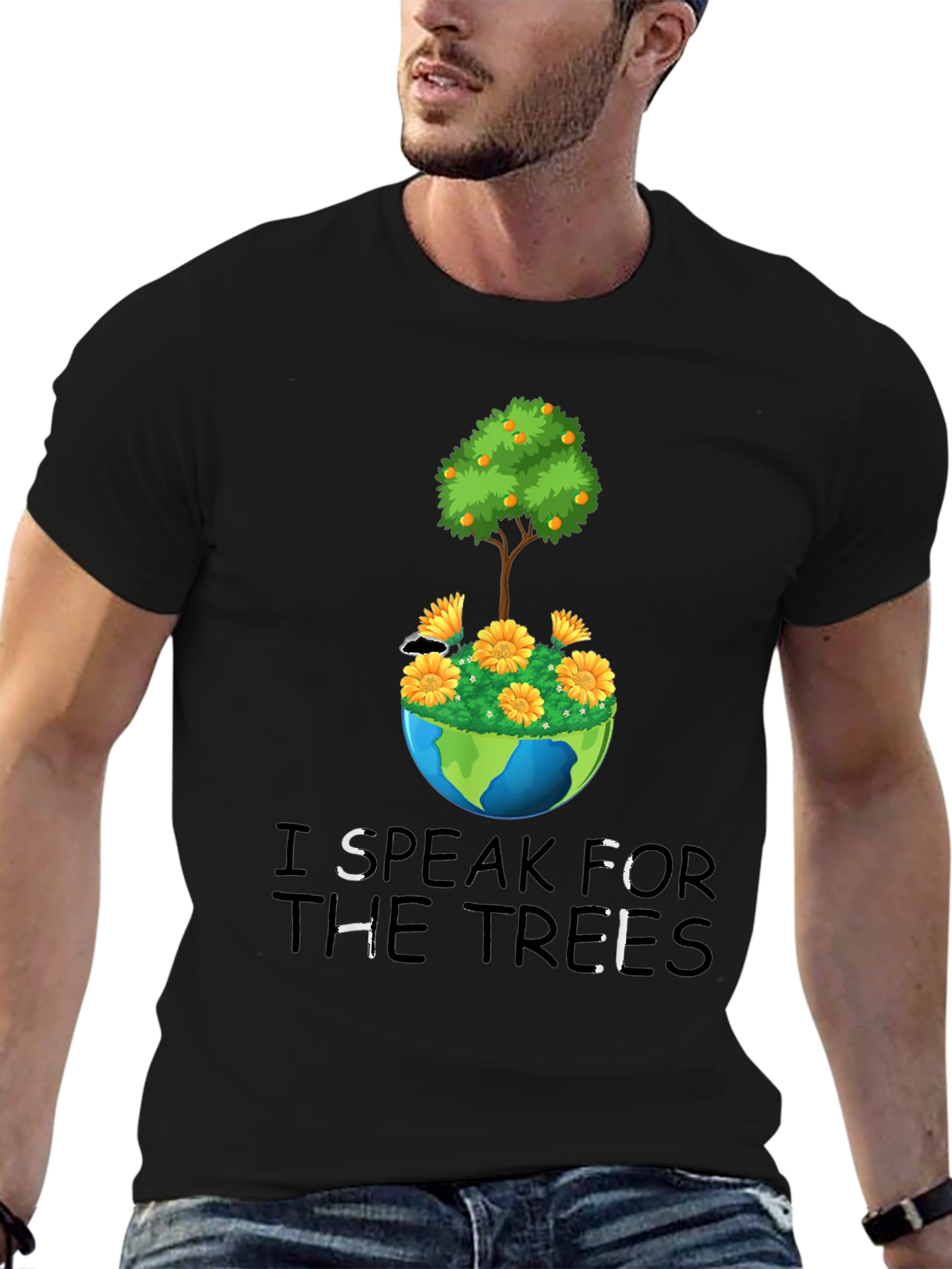 Eco-Friendly Speak For The Trees Graphic Tee