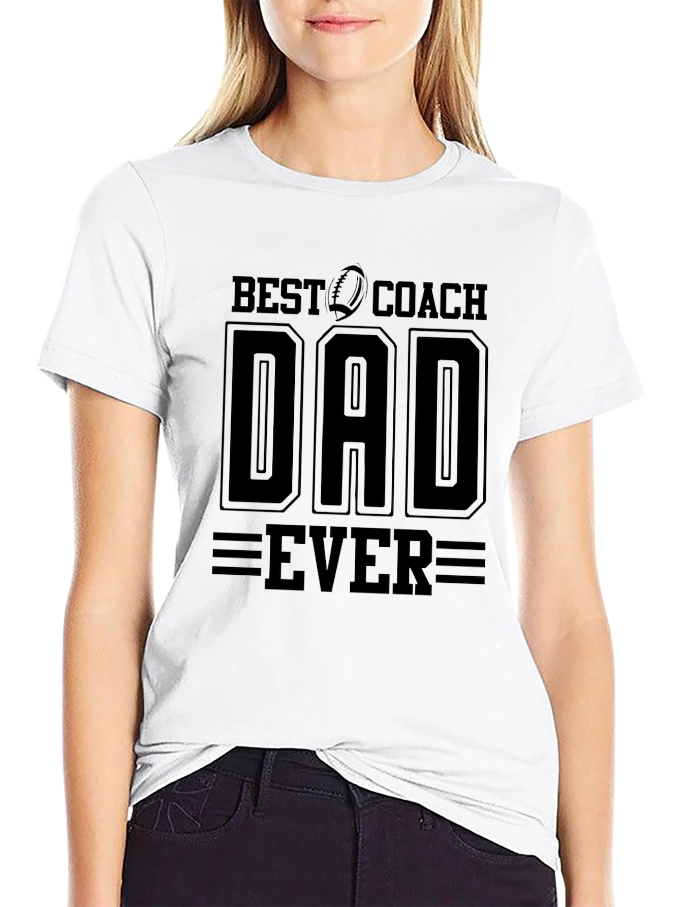 Best Coach Dad Ever T-Shirt - Fathers Day Gift