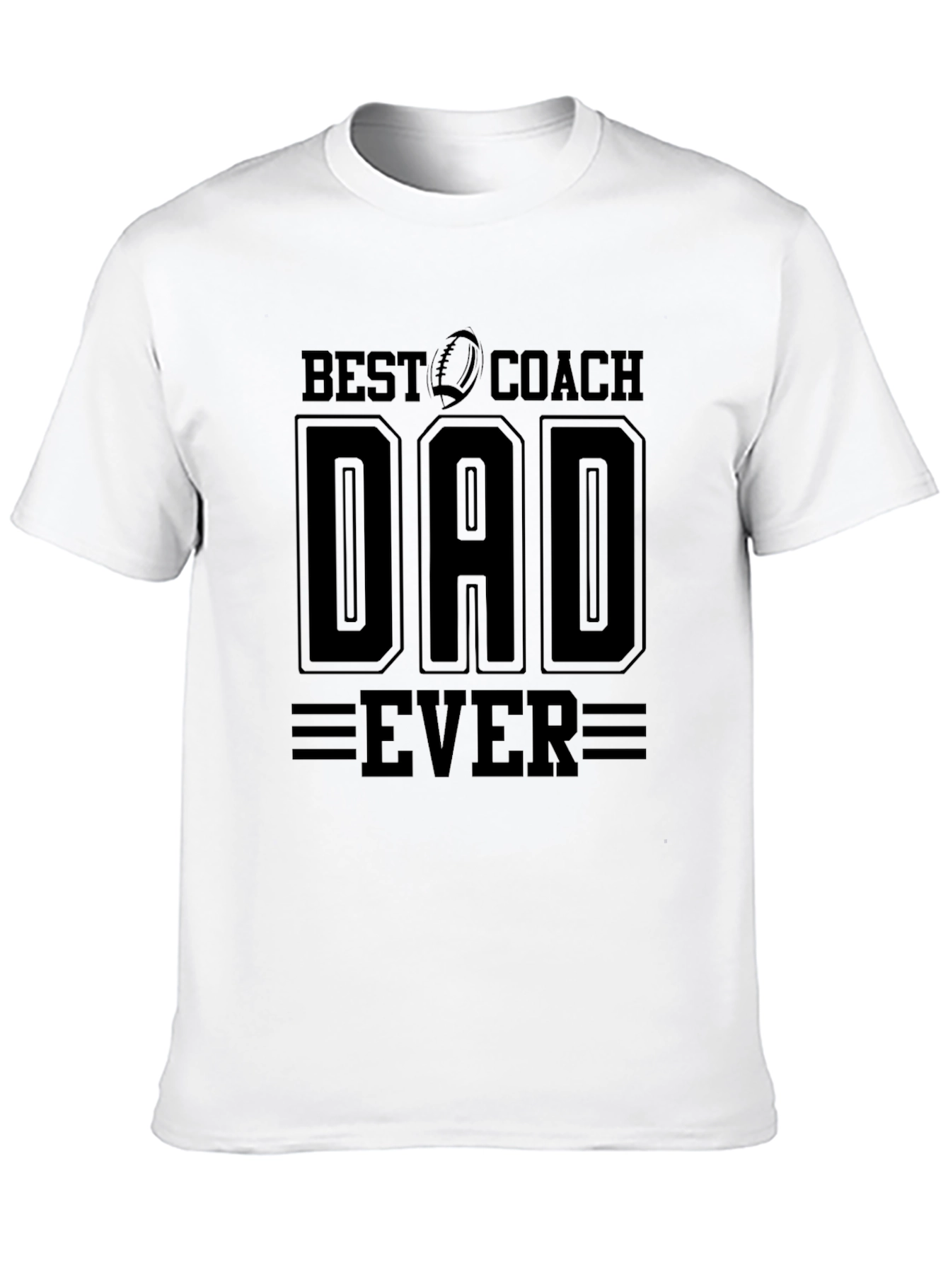 Best Coach Dad Ever T-Shirt - Fathers Day Gift