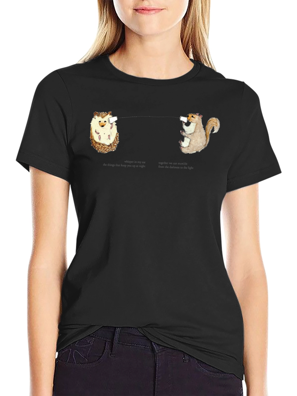 Drinking Animals Graphic T-Shirt