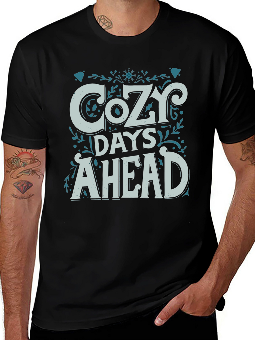 Cozy Days Ahead Graphic Tee - Stylish Winter Shirt