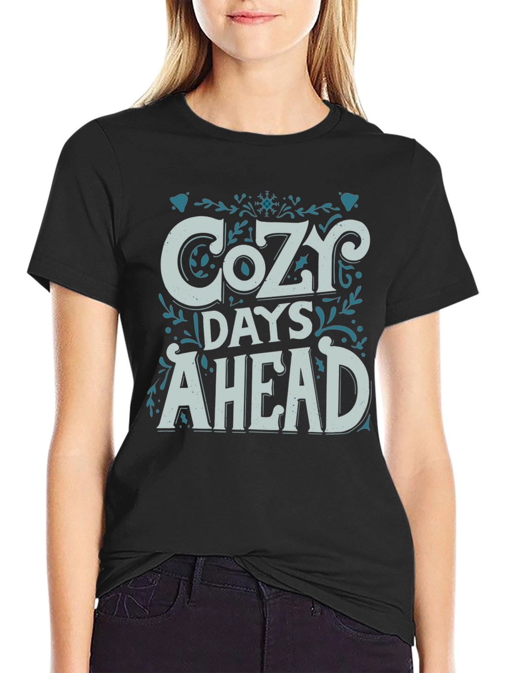 Cozy Days Ahead Graphic Tee - Stylish Winter Shirt