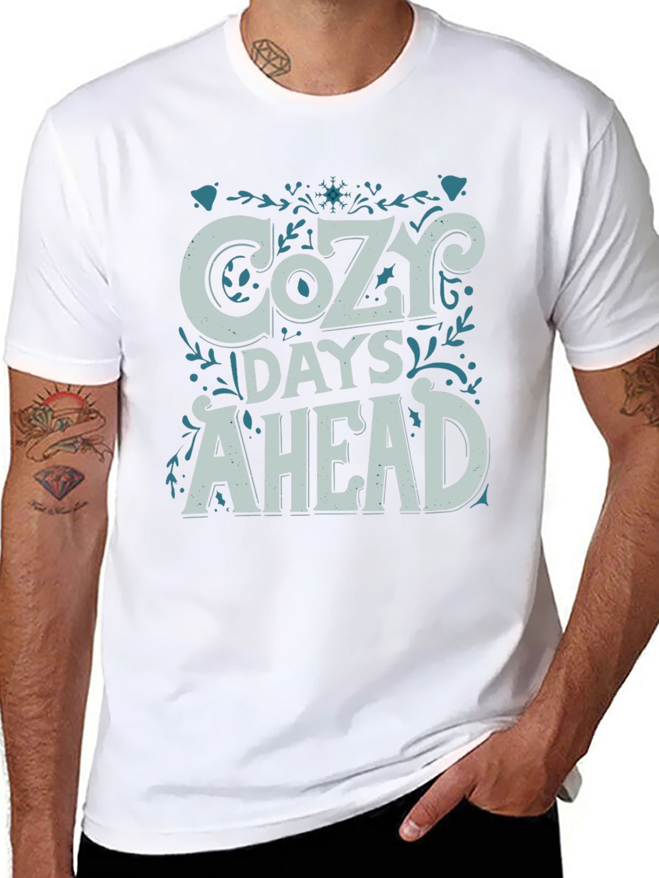 Cozy Days Ahead Graphic Tee - Stylish Winter Shirt
