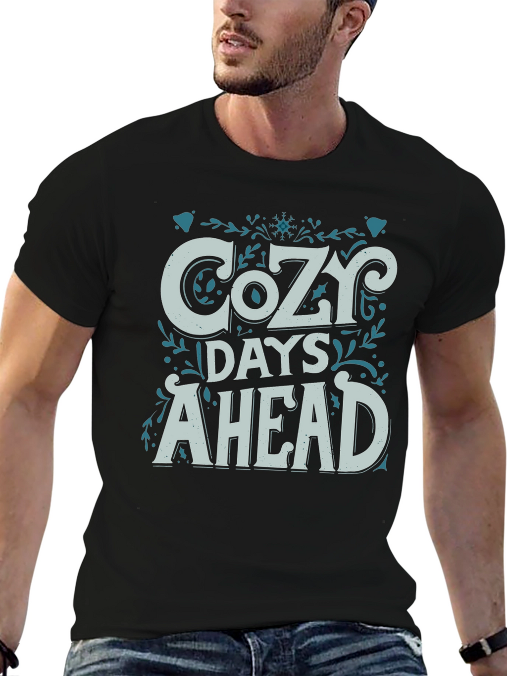 Cozy Days Ahead Graphic Tee - Stylish Winter Shirt