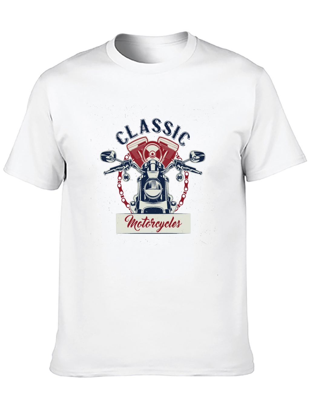 Classic Motorcycles Graphic T-Shirt - Black Cotton Tee