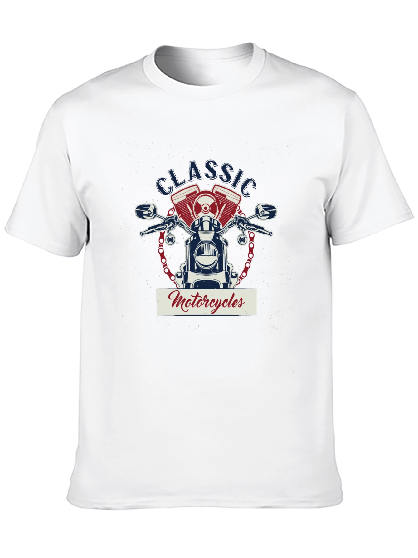 Classic Motorcycles Graphic T-Shirt - Black Cotton Tee