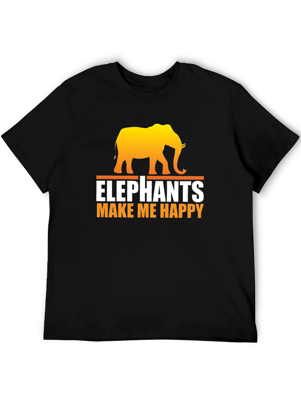 Elephant Make Me Happy T-Shirt