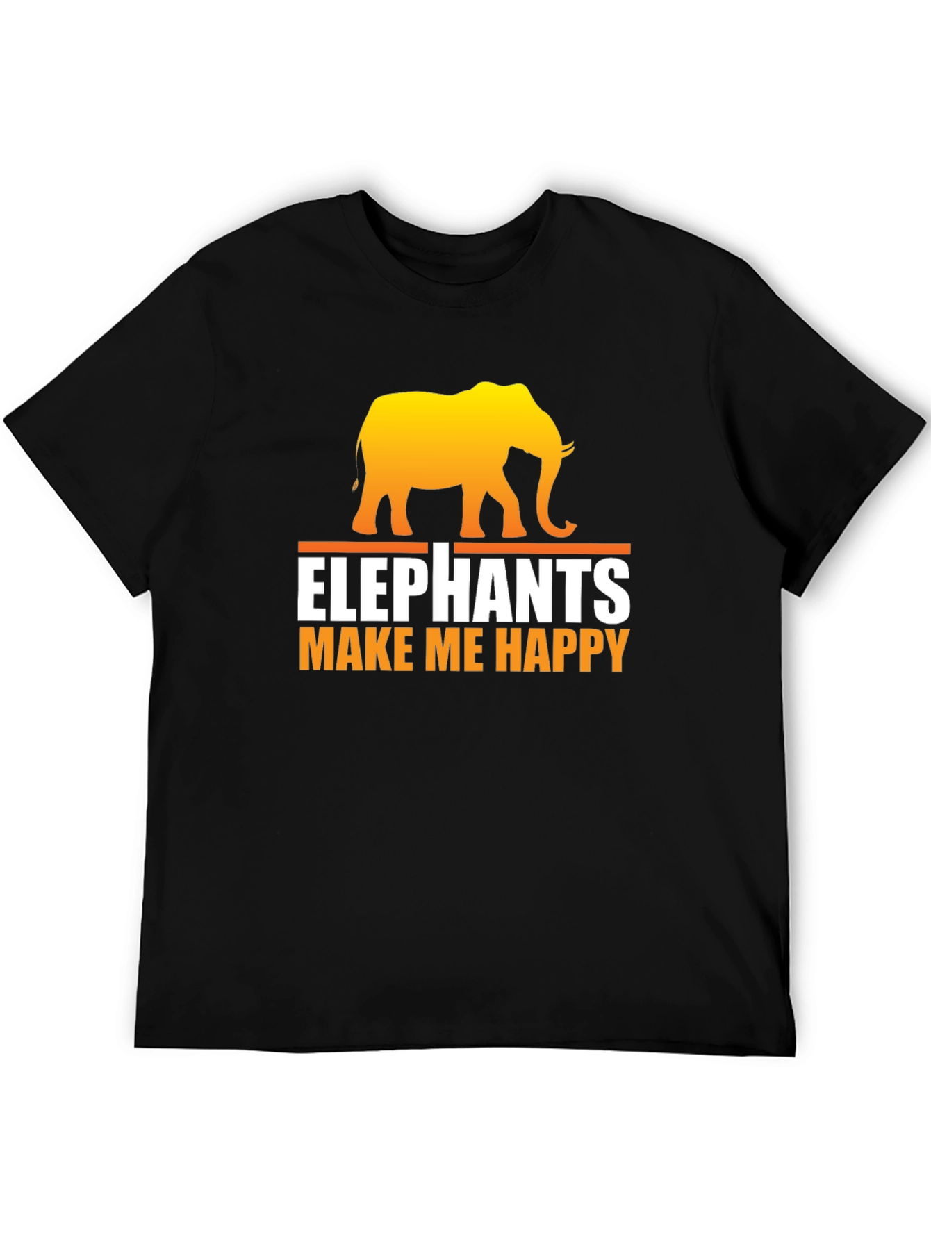 Elephant Make Me Happy T-Shirt