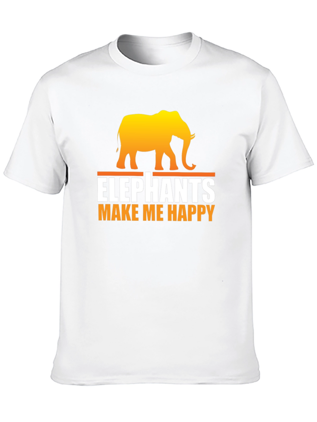 Elephant Make Me Happy T-Shirt