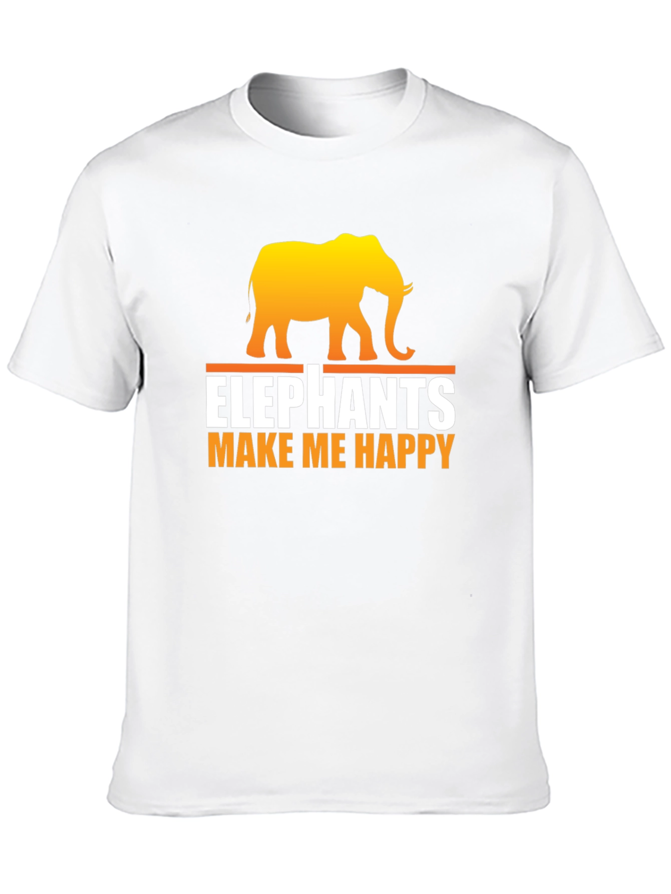 Elephant Make Me Happy T-Shirt