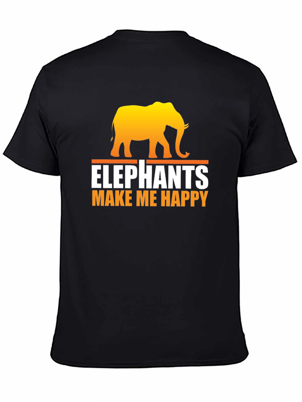Elephant Make Me Happy T-Shirt