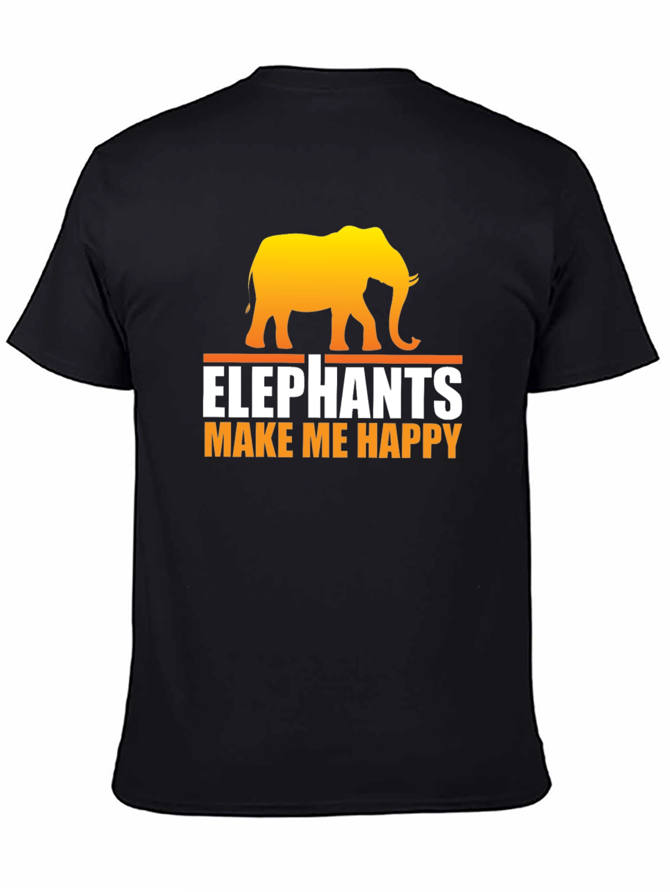 Elephant Make Me Happy T-Shirt