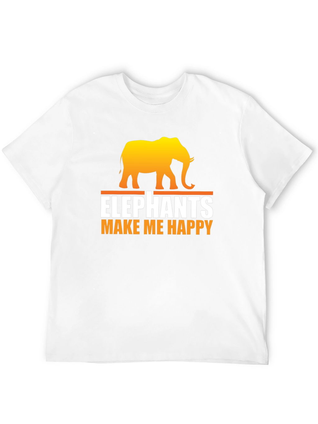 Elephant Make Me Happy T-Shirt