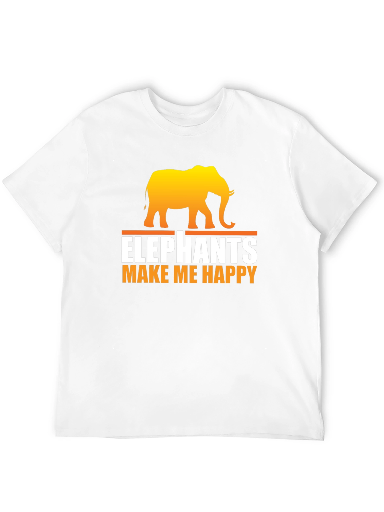 Elephant Make Me Happy T-Shirt