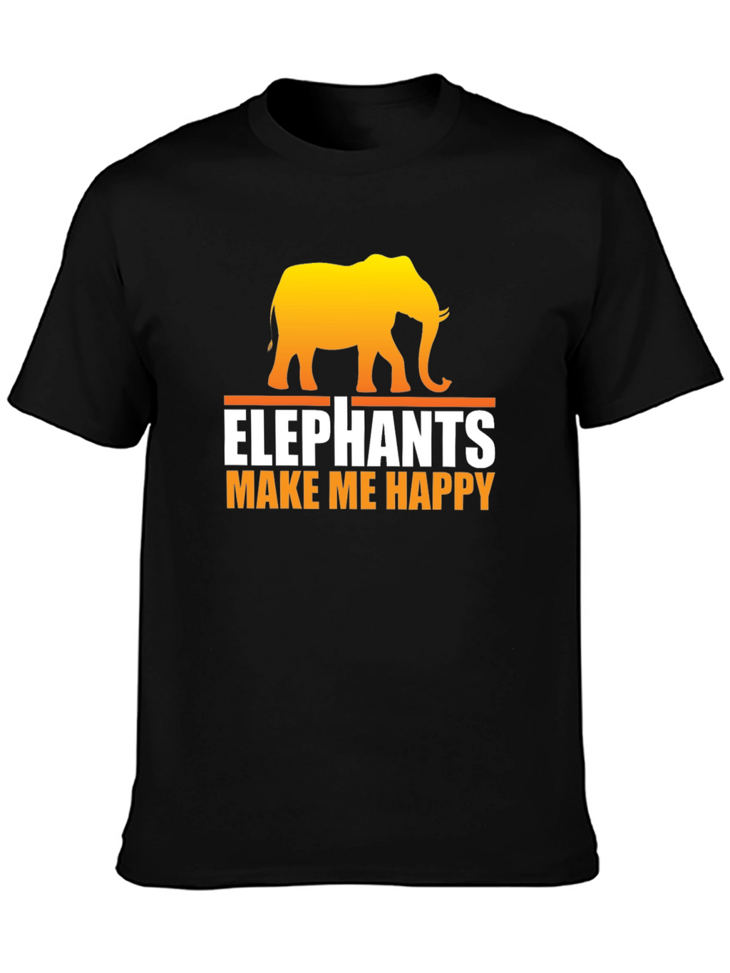 Elephant Make Me Happy T-Shirt