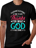 Thanksgiving God Has Done Tee - Black