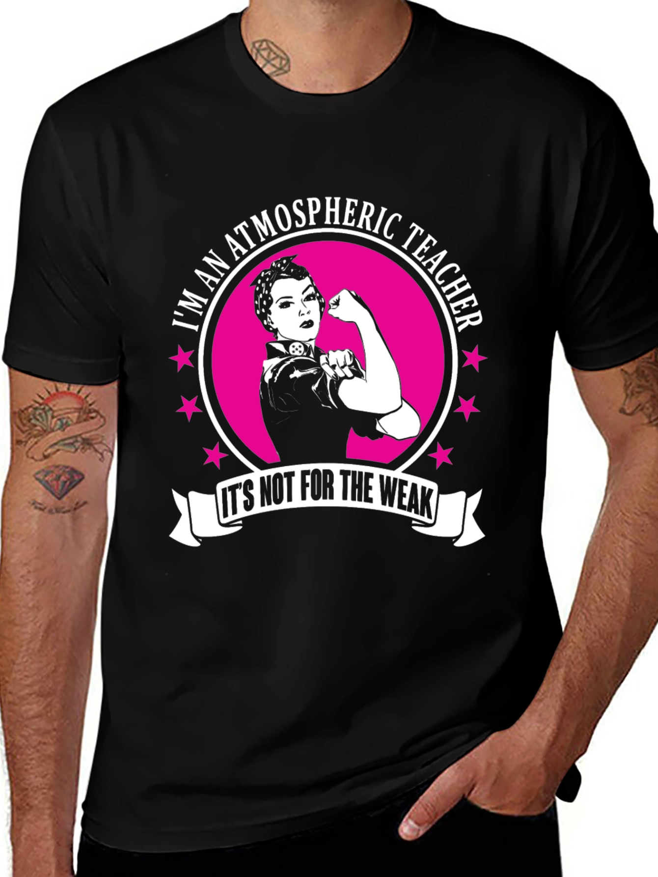 Atmospheric Teacher T-Shirt: Not For The Weak