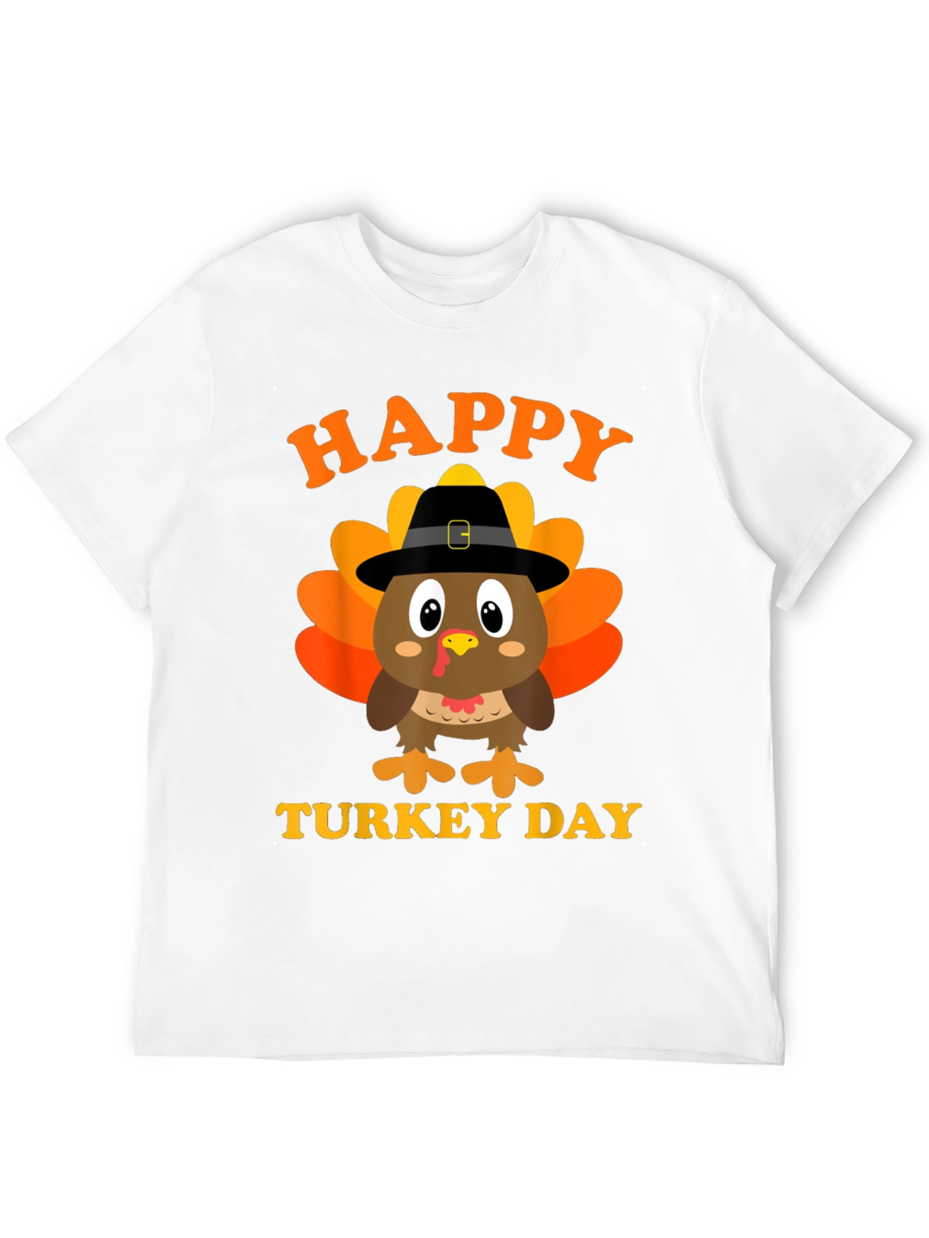 Happy Turkey Day T-Shirt Black Holiday