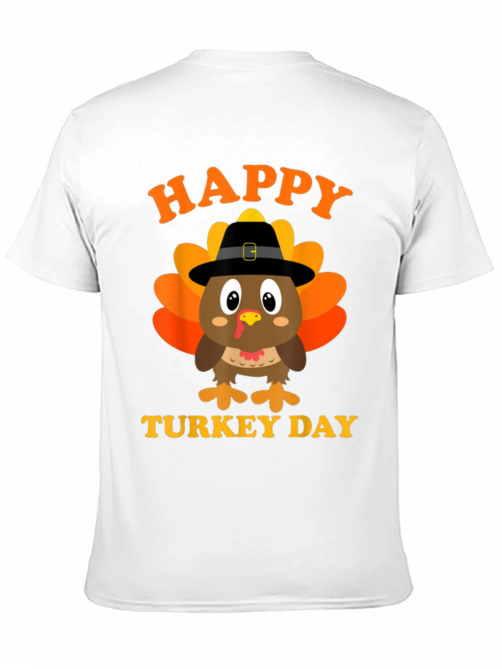 Happy Turkey Day T-Shirt Black Holiday