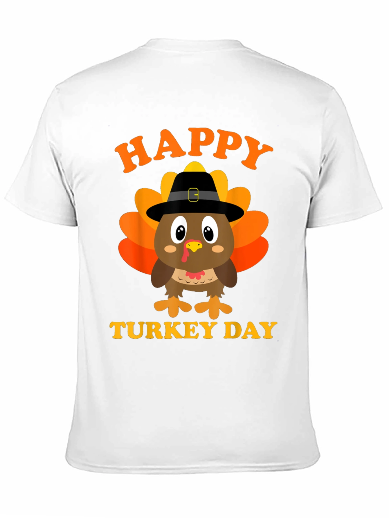 Happy Turkey Day T-Shirt Black Holiday